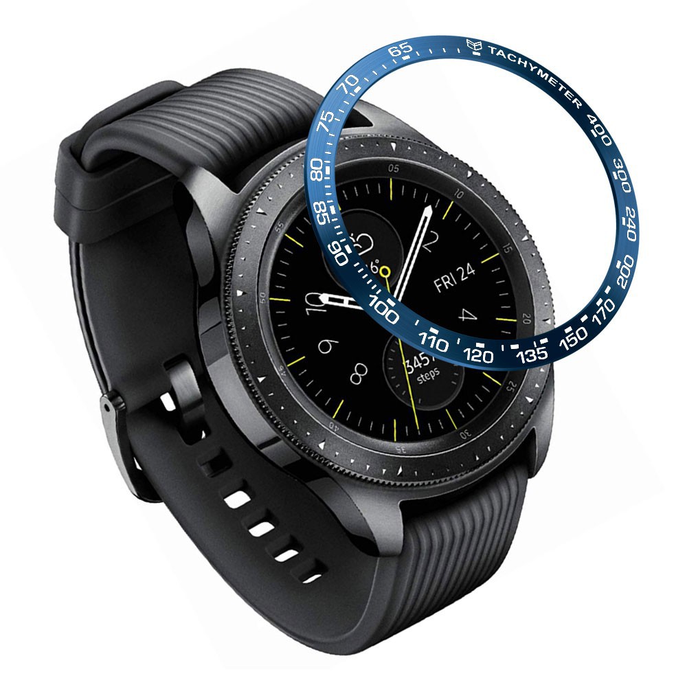 Vòng kim loại dán viền mặt đồng hồ Samsung Galaxy Watch 46MM / for Samsung Gear S3 Frontier chống xước tiện lợi