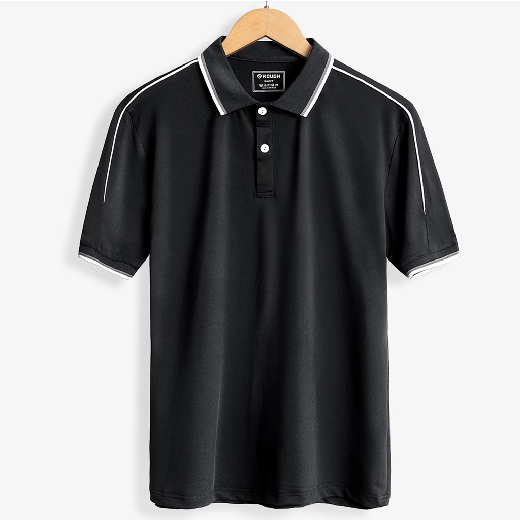 Áo Polo Nam Thun Cotton Pique Cổ Bẻ Form Trẻ Trung 6 Màu - ROUGH