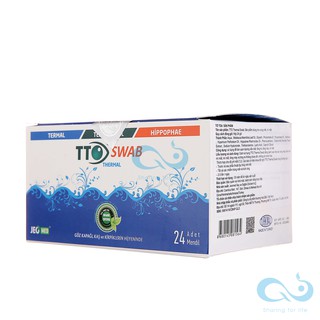 Khăn tẩy trang TTO Swab-Jeomed Châu âu ( 1 hộp 24 gói khăn)
