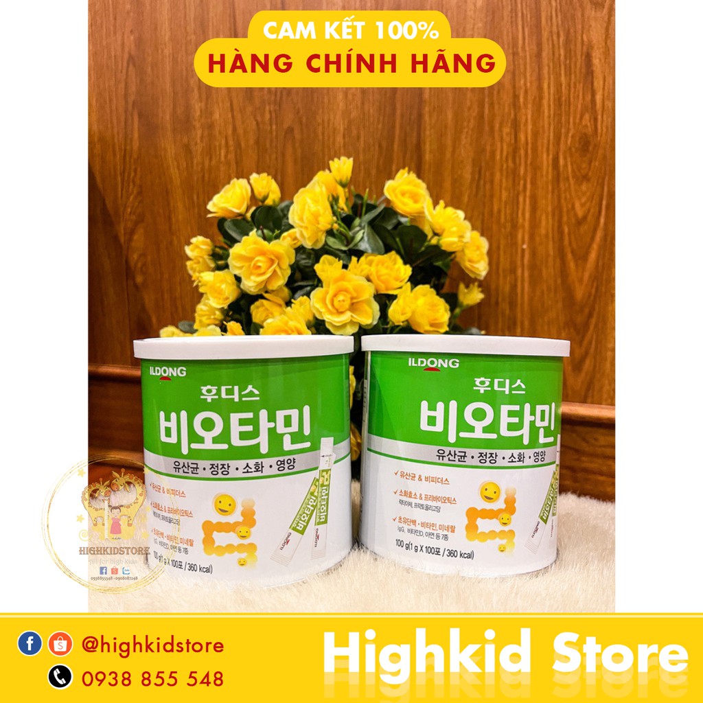 Men vi sinh ILDong Hàn Quốc 90 gói Mẫu mới