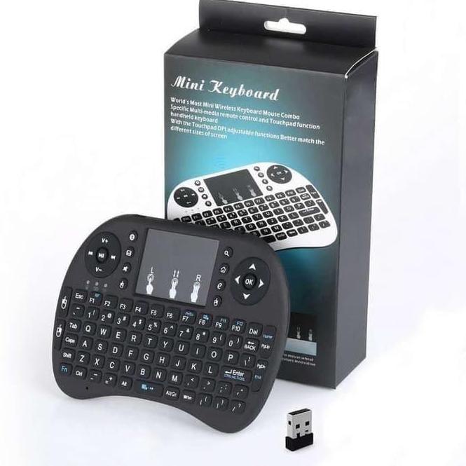 Bàn PhíM Mini Không Dây i8 2.4G Cho PC Android TV BOX