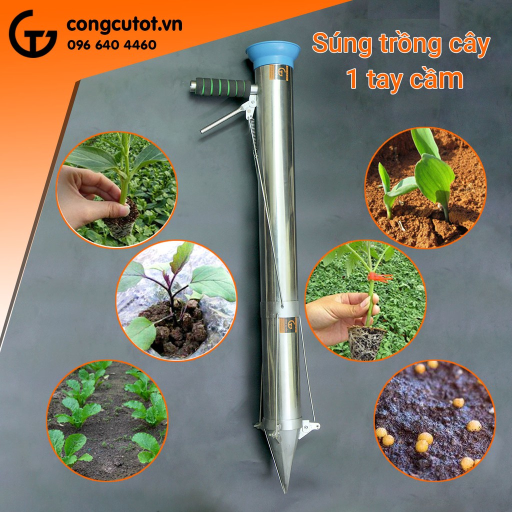 Dụng cụ trồng cây - máy trồng cây 1 tay cầm