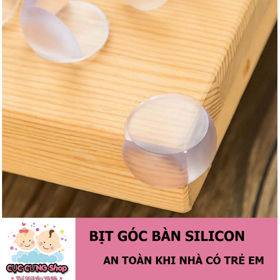 Dụng cụ bịt góc bàn silicon an toàn cho bé