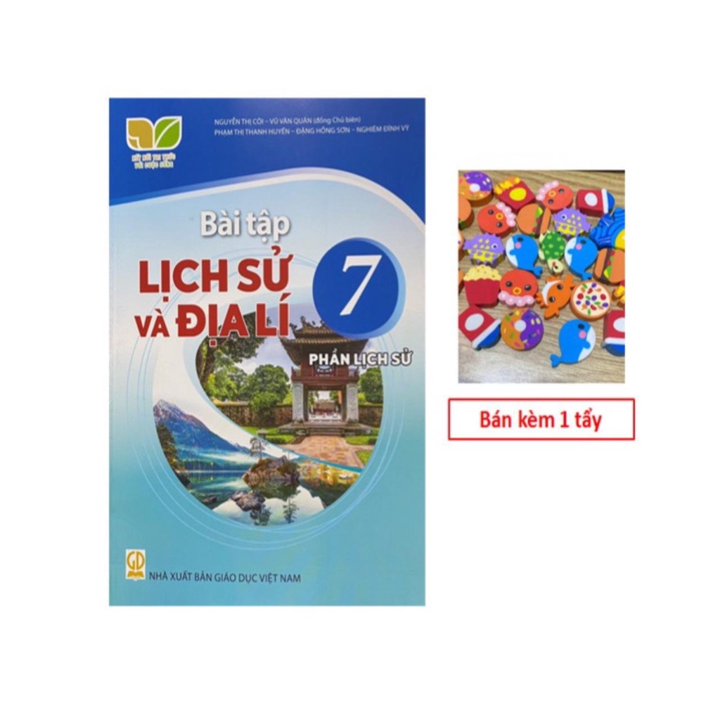 Sách giáo khoa, Bài tập lịch sử và địa lí 7 phần lịch sử ( Kết nối tri thức )+ Bán kèm tẩy 5k