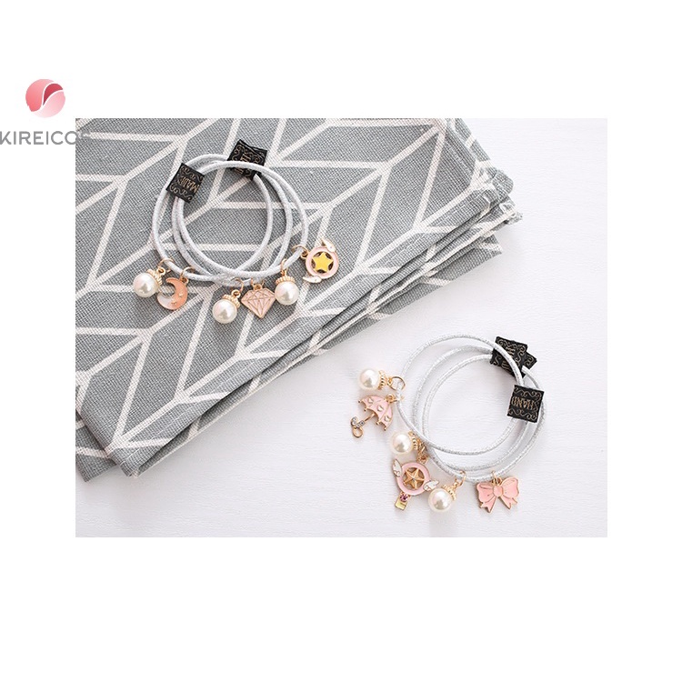 Set 3 Dây Cột Tóc Vòng Đeo Tay Đủ Hình Siêu Kute