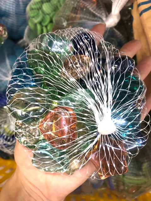 Sỏi Đủ Hình Trang Trí Bể Cá 320g  - Hàng Công Ty