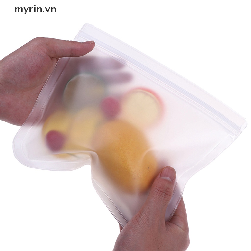 Myrin Túi Zip Silicone Đựng Thực Phẩm Chống Rò Rỉ Có Thể Tái Sử Dụng