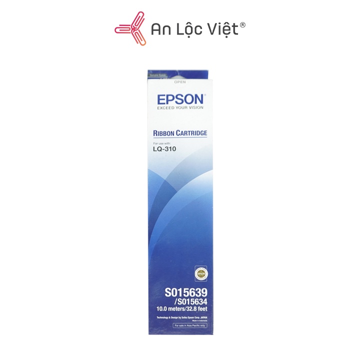 Băng mực Epson LQ300-400 (chính hãng Epson) in đậm, rõ nét