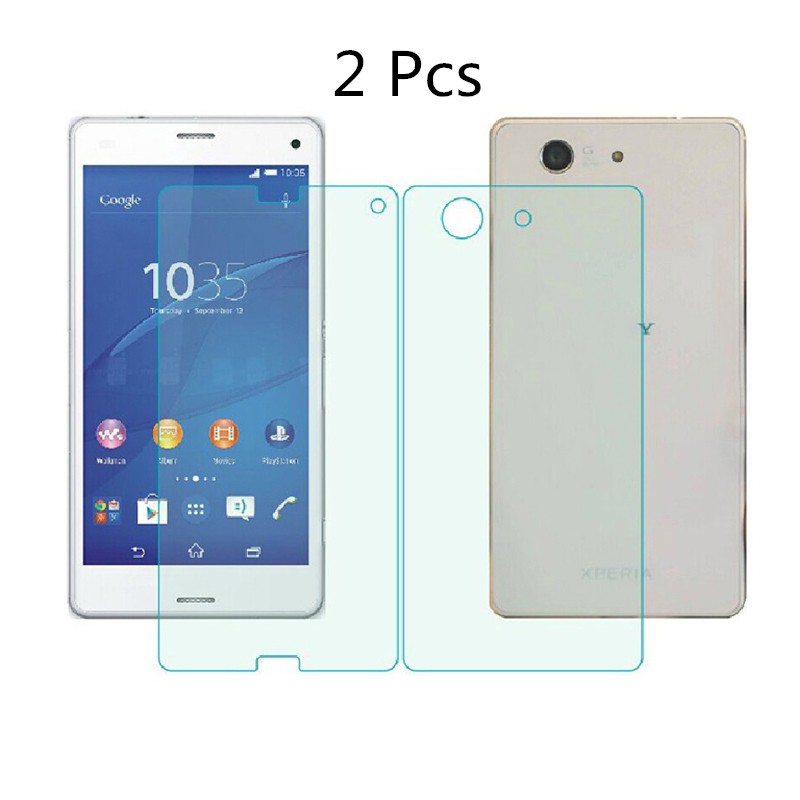 Set kính cường lực trước và sau chuyên dụng cho Sony Z3 Mini và phụ kiện