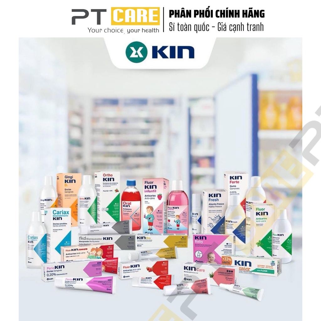 PT CARE | Combo Nước Súc Miệng Và Kem Đánh Răng Ortho Kin 500ml/75ml