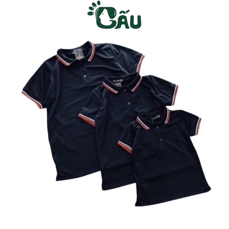 Áo thun Polo GẤU 194 Gia Đình Cá Sấu Unisex vải cá sấu Poly co dãn 4 chiều dày dặn form gerular fit - GĐV