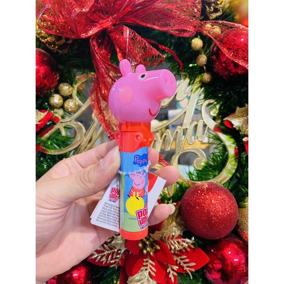 Kẹo mút vị dâu Pop Ups Lollipop 10g- Hàng nhập khẩu chính hãng