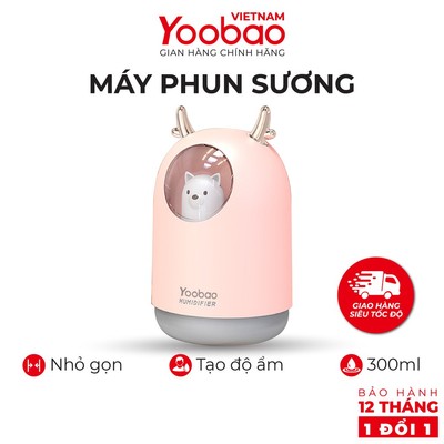 Máy phun sương tạo độ ẩm YOOBAO M106 - Dung tích 300ml - Chống khô da - Hàng chính hãng - Bảo hành 12 tháng