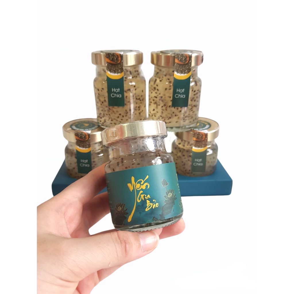 Yến Gia Bảo - Nước yến sào chưng 2% Hạt chia và 30% yến tươi cao cấp