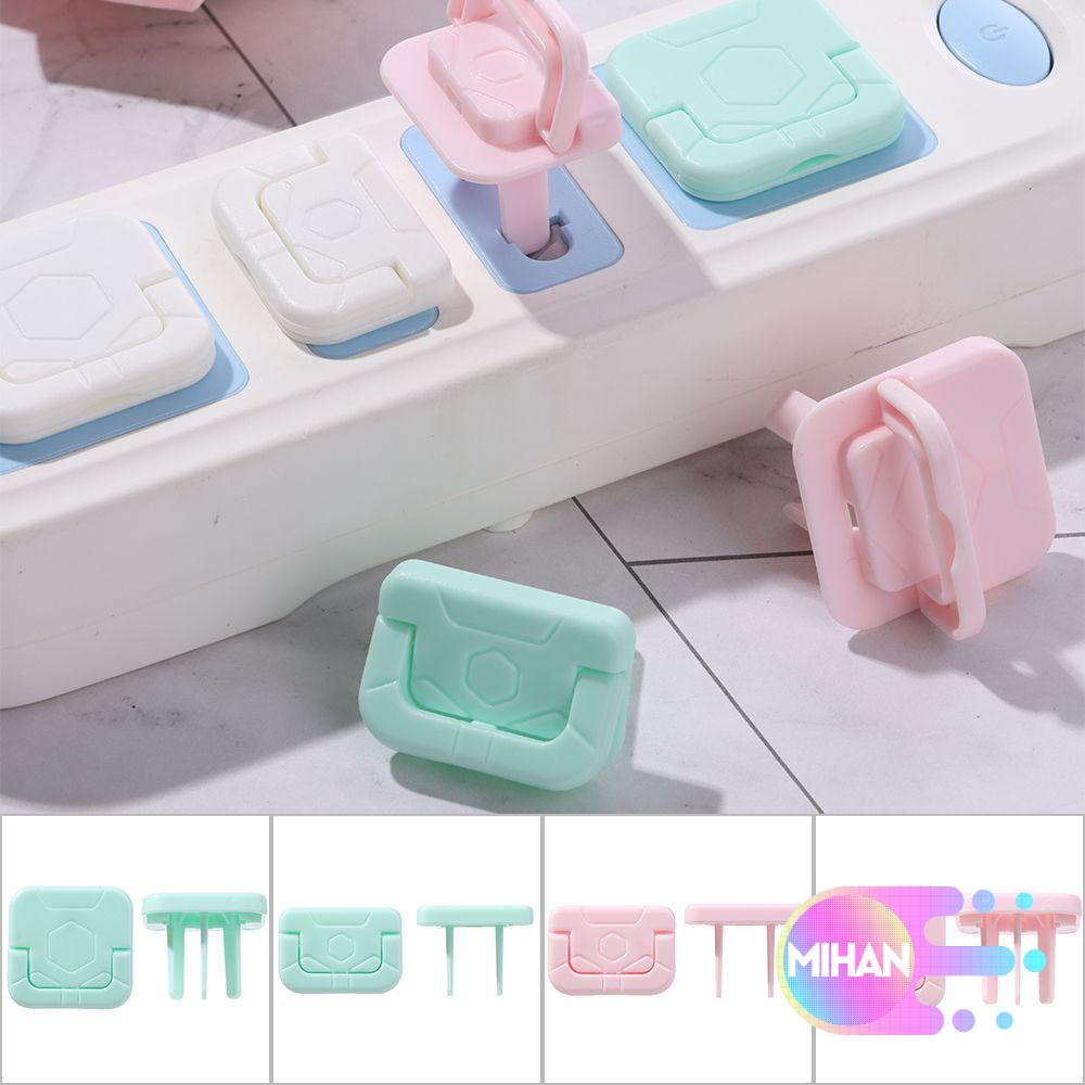 Phích cắm bảo vệ an toàn cho bé khỏi ổ cắm điện dễ lắp đặt Mihan1