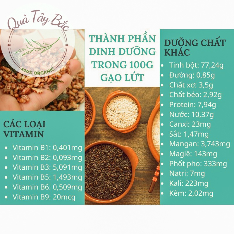 Sỉ 20kg gạo lứt đen dẻo Điện Biên (ship rẻ)