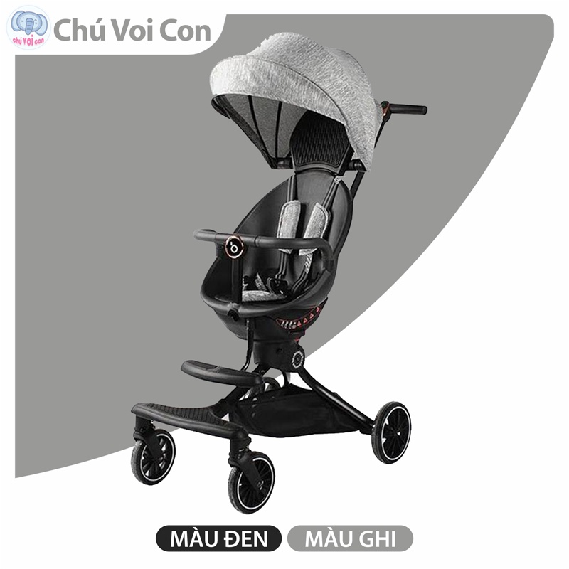Xe Đẩy Du Lịch Cho Bé MONMON Giúp Bé Có Một Hành Trình Thoải Mái Hơn Còn Có Thể Tránh Xa Các Tác Nhântừ Môi Trường