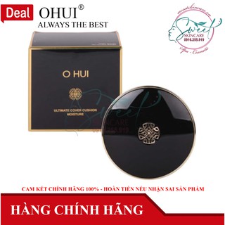Phấn Nước Ohui Đen Ultimate Cover Cushion Moisture Spf 50+/Pa+++ Special Set
