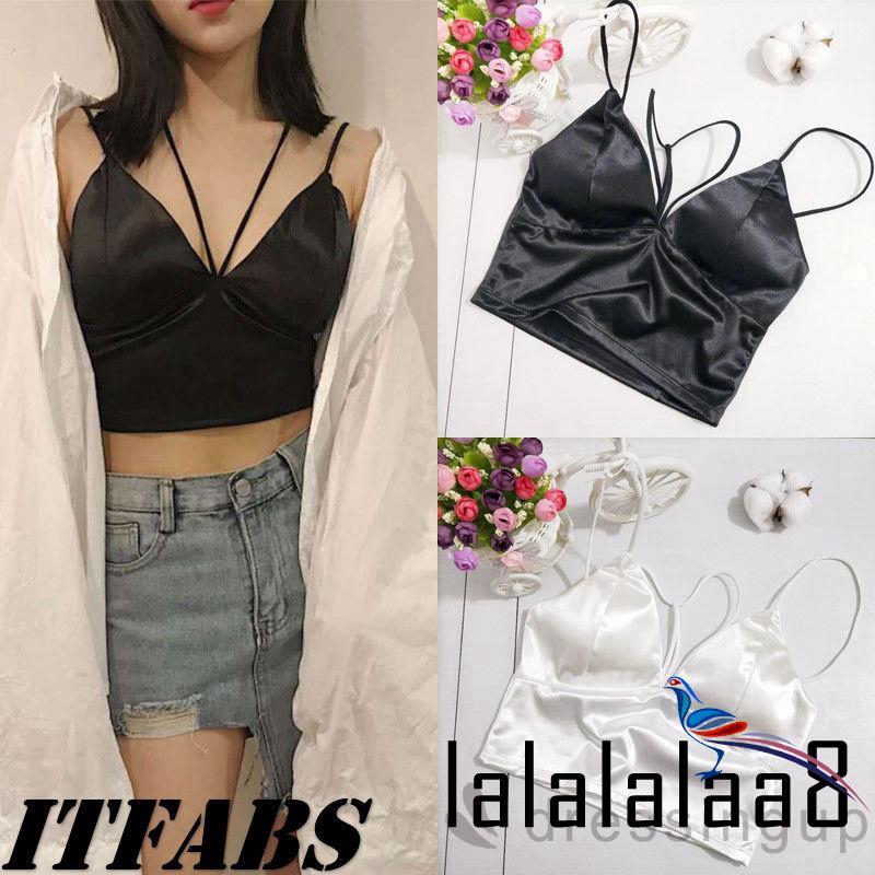 Áo croptop 2 dây thời trang quyến rũ cho nữ