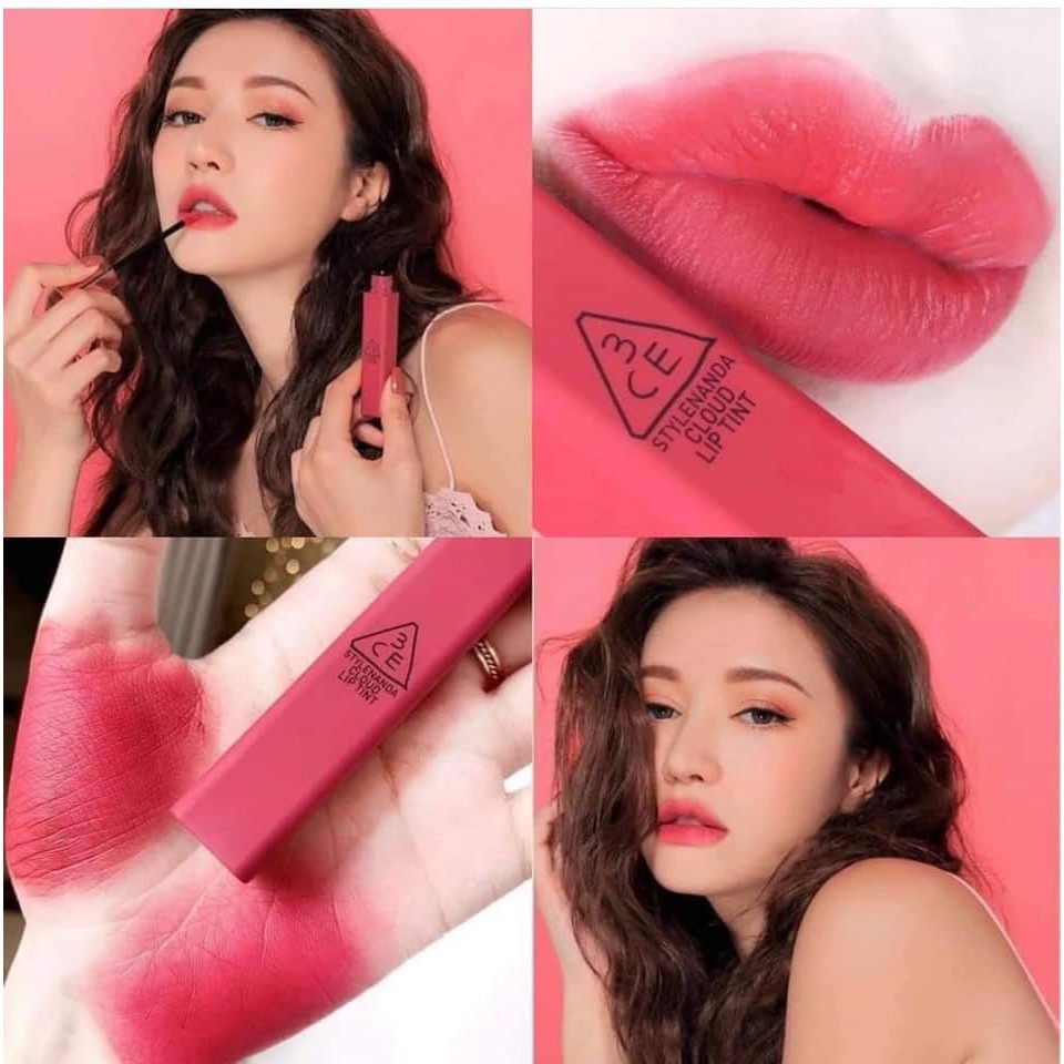 Son kem 3CE Cloud Lip Tint siêu hot - mịn lì matte nhưng không khô môi và lên màu cực đẹp | BigBuy360 - bigbuy360.vn