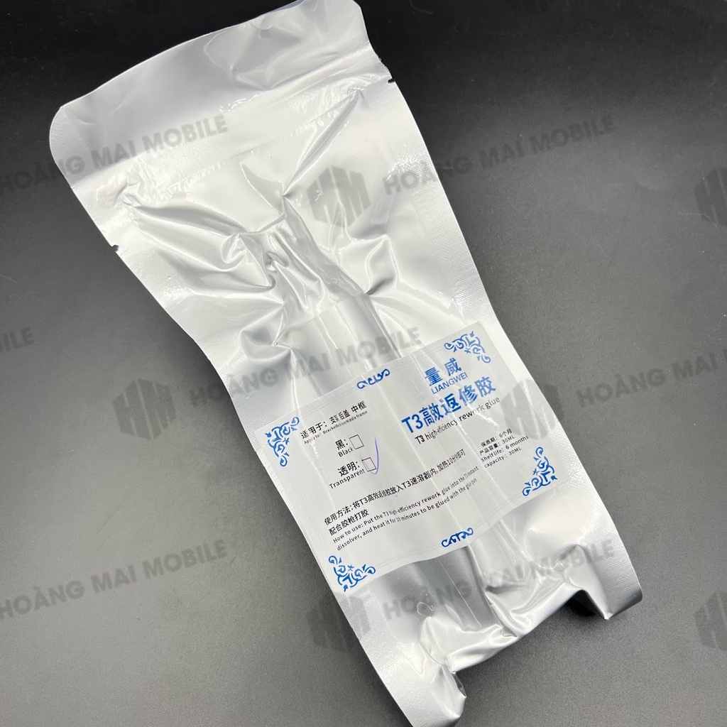 Keo nhiệt T3 (Kèm túi đầu đẩy và đầu kim - chưa bao gồm súng nhiệt)
