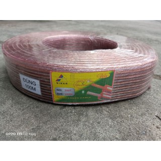Dây Loa Trong Dây Đồng 200 Tim 100 Mét Đủ dùng truyền tín hiệu thiết bị âm thanh ampli