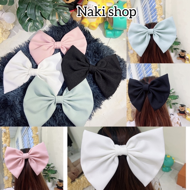 KẸP NƠ CÔ DÂU, NƠ ĐI TIỆC (size lớn 1)