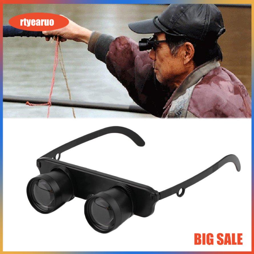 3 In 1 3x28 Magnifier Glasses Style Telescope Outdoor Fishing Optics Binoculars Fishing Game Watching Tackle Device