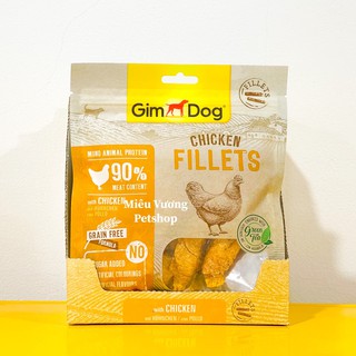 Thịt gà sấy Gimdog Chicken Fillets 60g cho chó