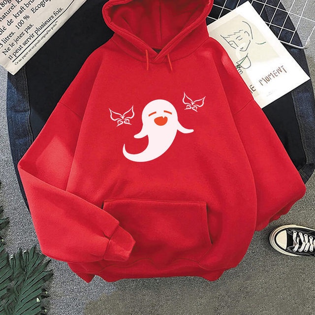 Áo Hoodie Họa Tiết Hoạt Hình Đáng Yêu Phong Cách Harajuku