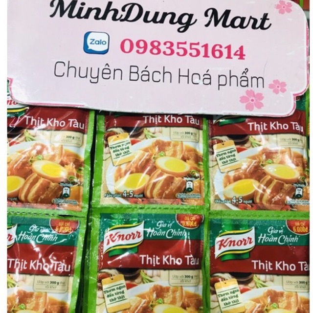 Gia vị thịt kho/ cá kho tàu Knorr dạng bột