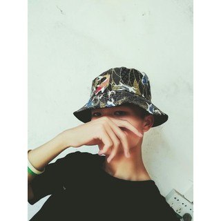 Mũ bucket hai mặt ulzzang