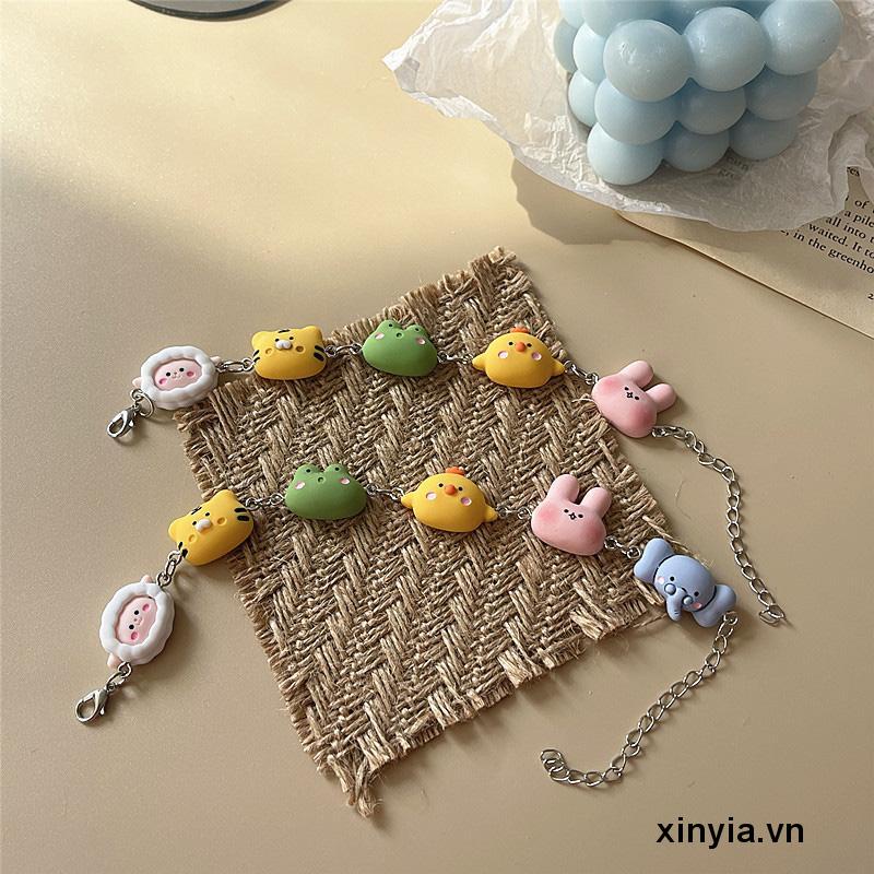 Vòng Đeo Tay Chất Liệu Mềm Mại Phong Cách Nhật Hàn Xinh Xắn Cho Nữ