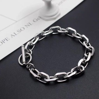 Vòng Tay Dây Xích Titan Phong Cách Hàn Quốc Nhiều Size - Cam Kết 1 Đổi 1 Nếu Gỉ Sét