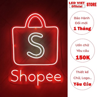 Đèn Trang Trí Led Neon Sign logo Shopee mã M52