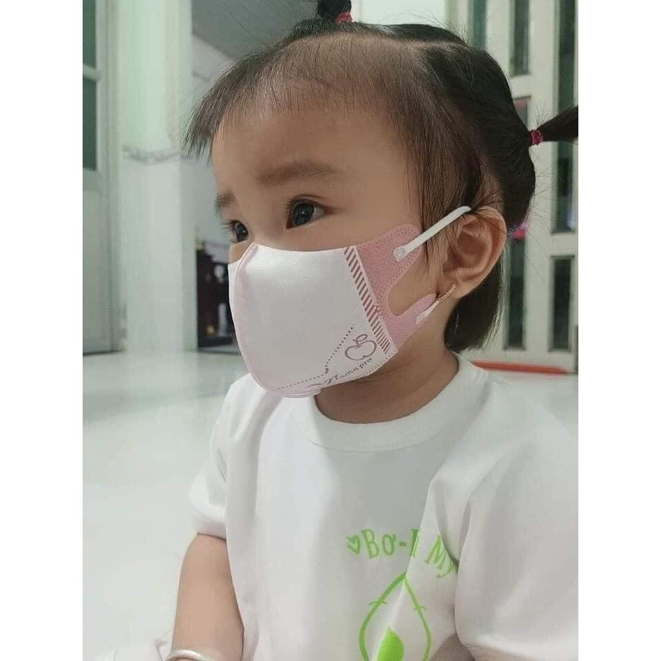 Hộp 10 chiếc khẩu trang y tế trẻ em 5D mask kid bảo vệ an toàn cho bé