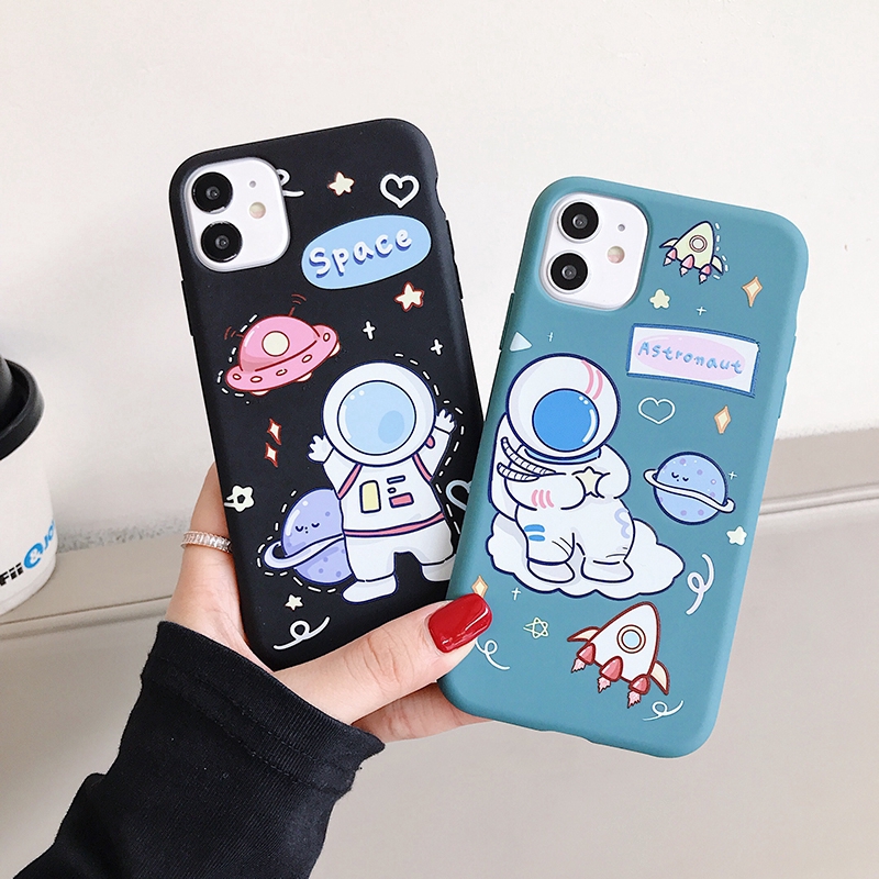Ốp điện thoại mềm in họa tiết phi hành gia cho Huawei Y9s Nova 7i 7 5T 4 3i 3 mate P 10 20 30 40 Pro