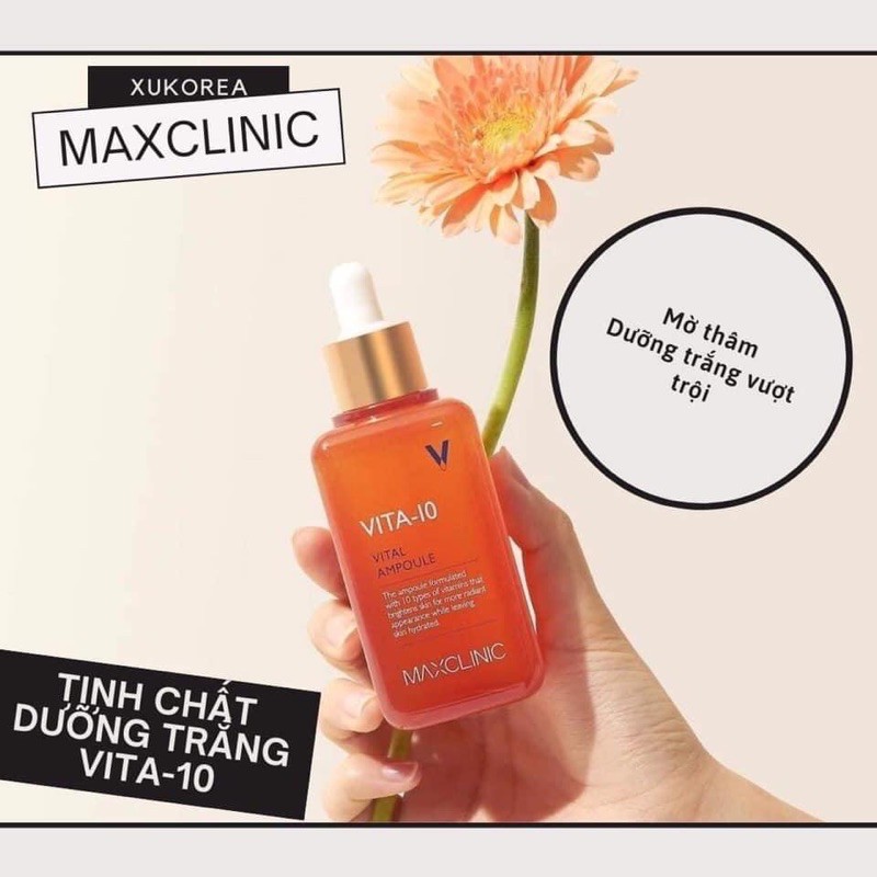 Tinh Chất vita_10 Maxclinic 💖Freeship💖Serum Vita_10Maxclinic ,Chống Thâm,Sáng Da,Mờ Thâm Nám,Chống Oxy Hoá,Tăng Collagen