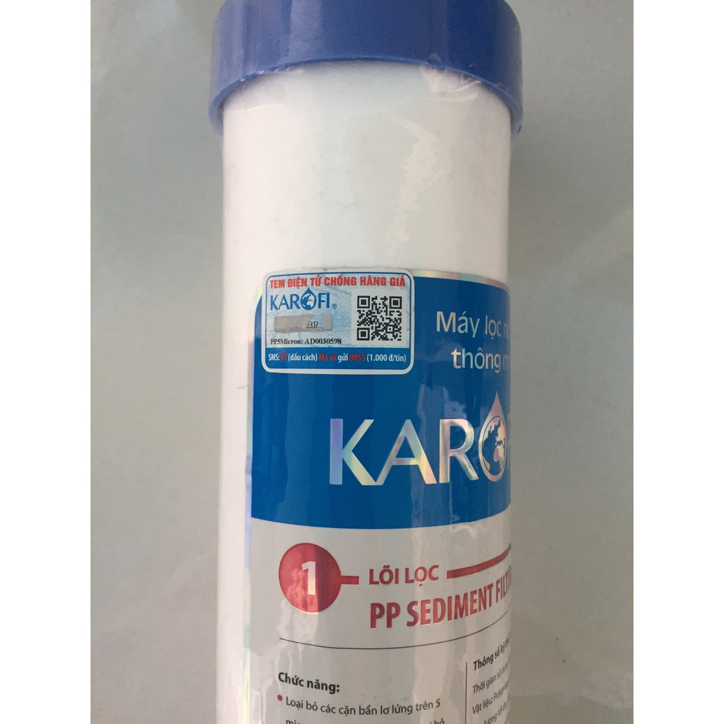 Lõi số 1 Karofi -PP 5micro-10inch | BigBuy360 - bigbuy360.vn