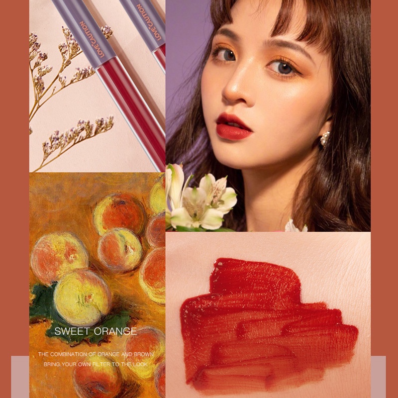 [Hàng mới về] Son môi LOVE CAUTION chất nhung lì mềm mịn lâu trôi