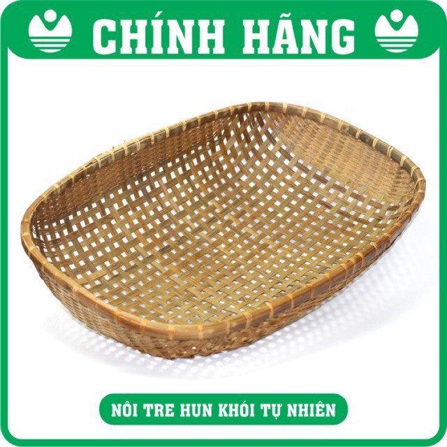 Nôi tre tự nhiên hun khói đặt trên võng cho bé nằm ngủ chống cong lưng