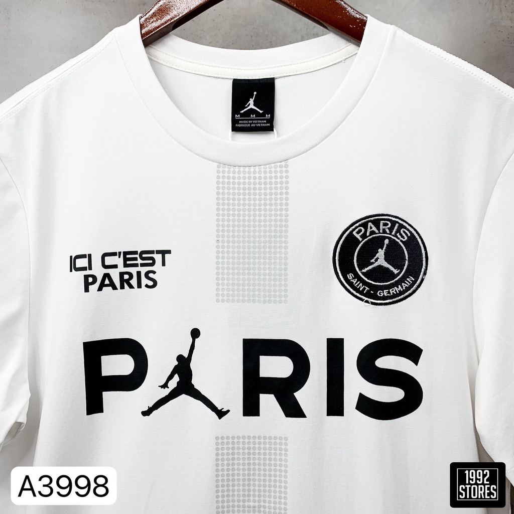 Áo Thun Thể Thao Jordan PSG  - Chất  100% cotton cao cấp - Ko xù sổ lông