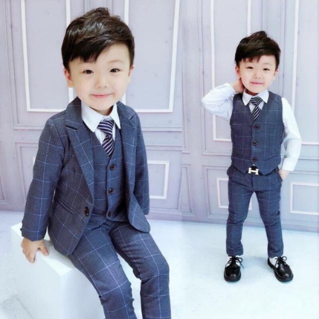 Bộ comle vest hàng công ty cao cấp cho bé trai 12-28kg