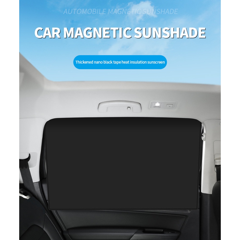 Tấm Phim Lưới Từ Tính Gắn Cửa Sổ Xe Hơi Bảo Vệ Khỏi Tia UV