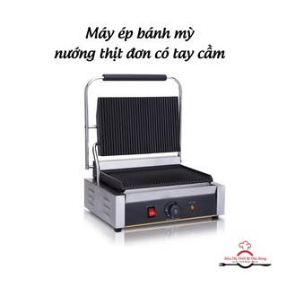 Máy ép bánh mỳ, nướng thịt đơn. Máy nướng bánh mì có tay cầm CAO CẤP, Bảo hành dài hạn