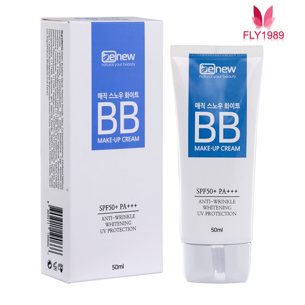 Kem Nền Dưỡng da Kiềm dầu Lên Tông Trắng Sáng Hàn Quốc BB Benew Magic Cream 50ml