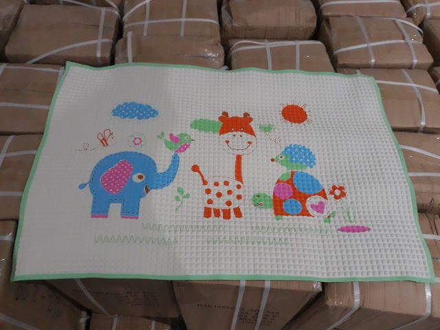 Chiếu cao su hơi chống thấm, thông thoáng cho bé (60x90cm)- Nhiều mẫu