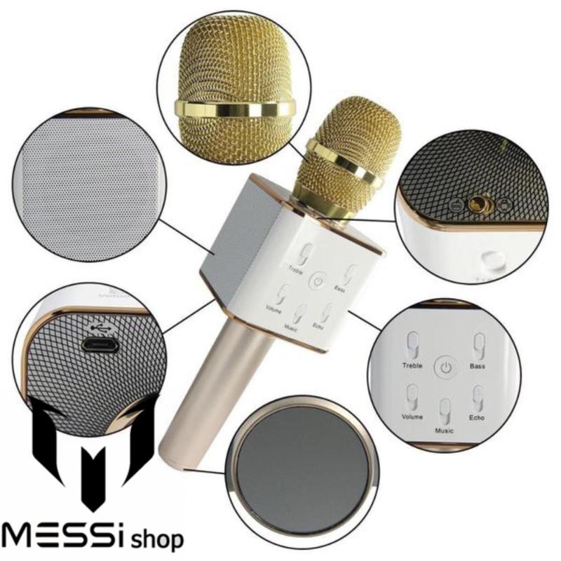 (ưu đãi giá) MIC KARAOKE BLUETOOTH Q7 KÈM LOA FULLBOX