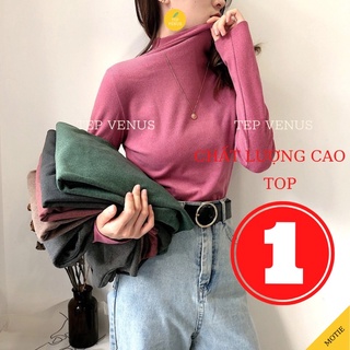 Áo Giữ Nhiệt Nữ , Áo Giữ Nhiệt Cổ 3 Phân Xuất Nhật Hộp Vàng
