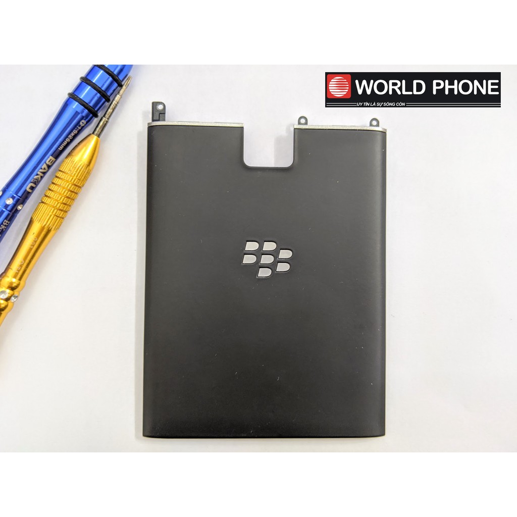 Nắp Lưng BB Blackberry Passport đen, Bản thường, Nắp PP Passport Zin bóc máy